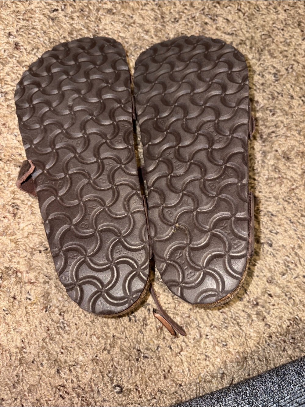 Birkenstock Dark Brown Leather Wrap Sandals 38 - Picture 3 of 6